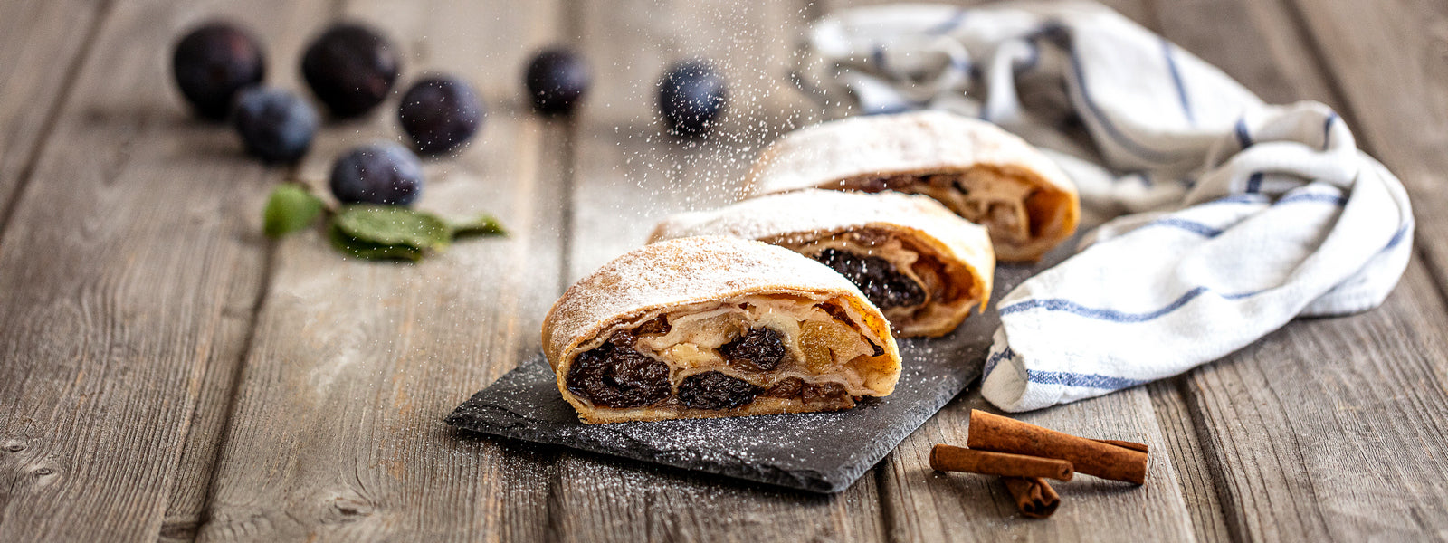 Gezogener Apfelstrudel mit getrockneten Früchten – ETA DE