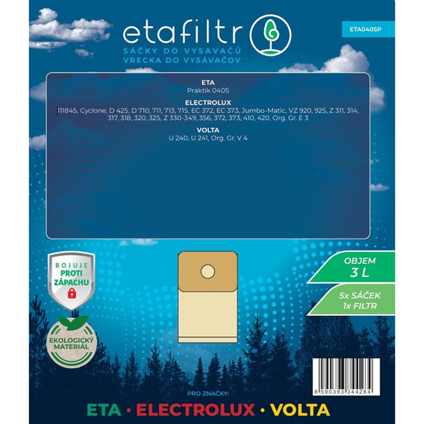 Staubsaugerbeutel ETA ETA 0405 (5 ks) braun