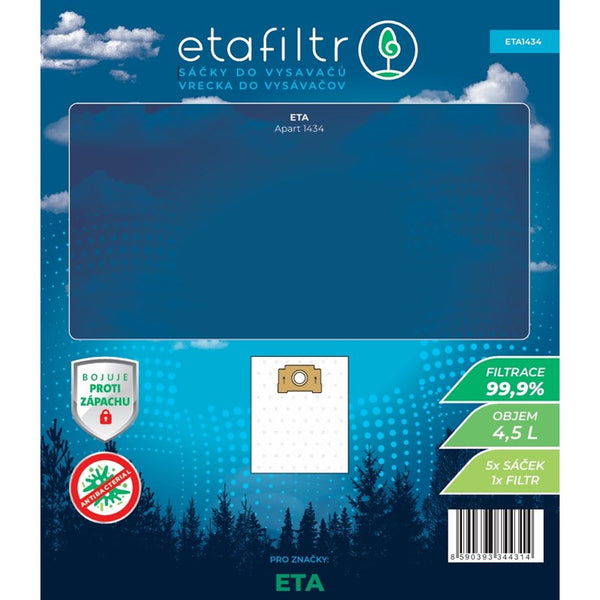 Staubsaugerbeutel ETA ETA 1434 (5 ks) weiß