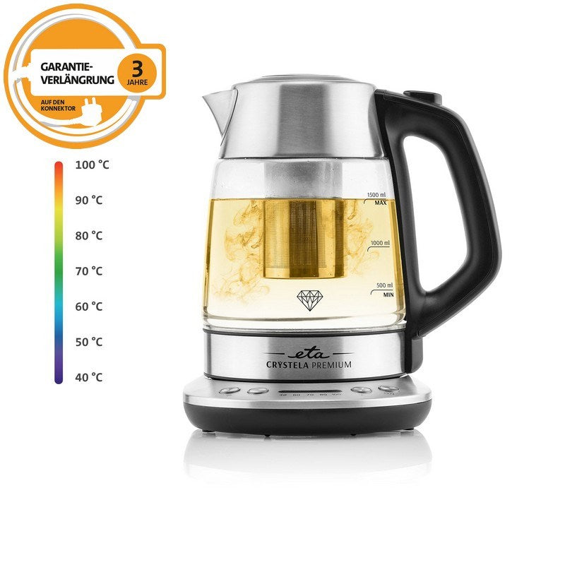 Elektrischer Wasserkocher ETA Crystela Premium 9153 90000 (ETA91539000 – ETA DE