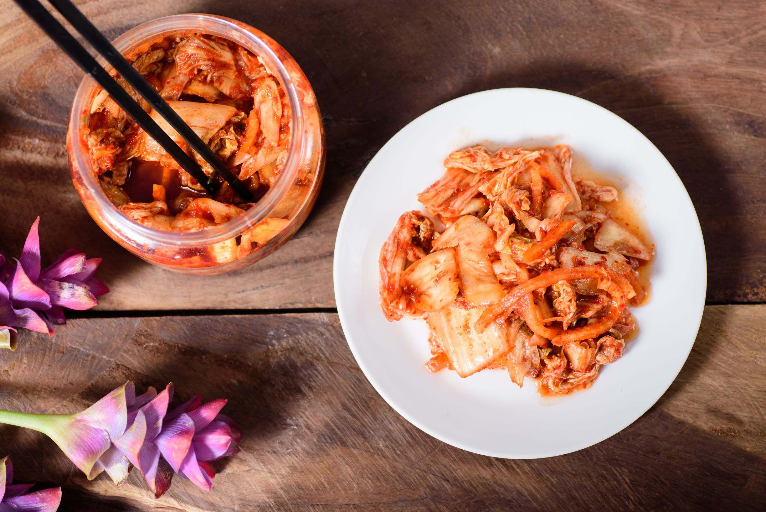 Kimchi neboli kimči – korejský salát z kvašené zeleniny